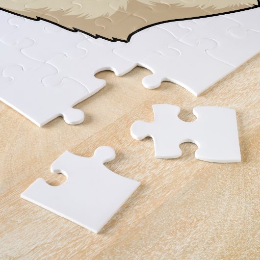 Meerkat met zonnebril legpuzzel (Zijkant)