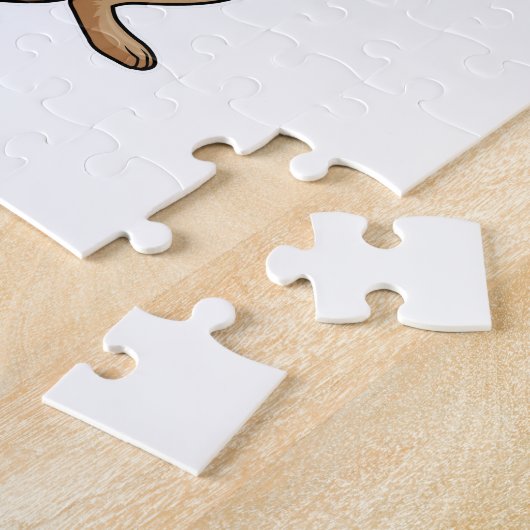 Meerkat met zonnebril legpuzzel (Zijkant)