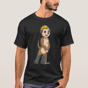 Meerkat Miner Pickaxe T-shirt