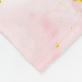 Meerkat Modern Glitter Pastel Print Fleece Deken (Hoek)