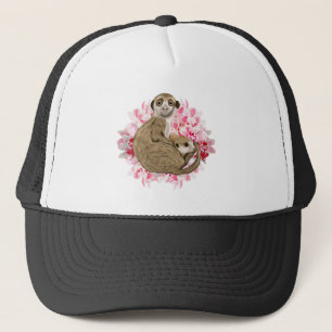 Meerkat Momma en Baby Trucker Pet