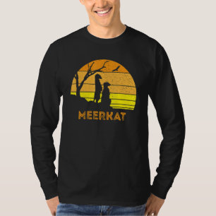 Meerkat Mongoose Kalahari Desert Sunset Safari T-shirt