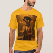 Meerkat Moonlight: Serenade van een Crooner T-shirt (Voorkant)