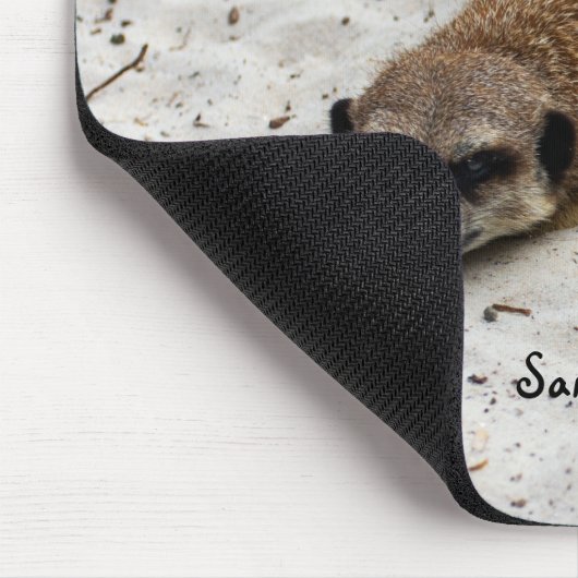 Meerkat Mouse mat Muismat (Hoek)