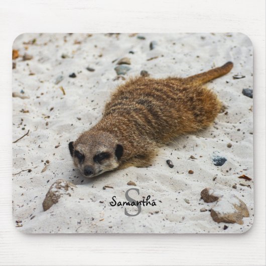 Meerkat Mouse mat Muismat (Voorkant)