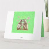 Meerkat neemt Kaart van het Huwelijk van de (Achterkant)