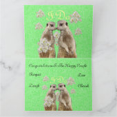 Meerkat neemt Kaart van het Huwelijk van de (Binnen)