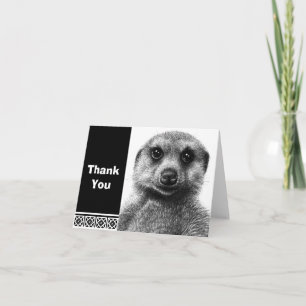 Meerkat Note Card Bedankkaart