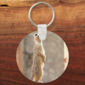Meerkat op Attentie Sleutelhanger (Voorkant)