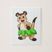 Meerkat op Ballet Dance Legpuzzel (Verticaal)