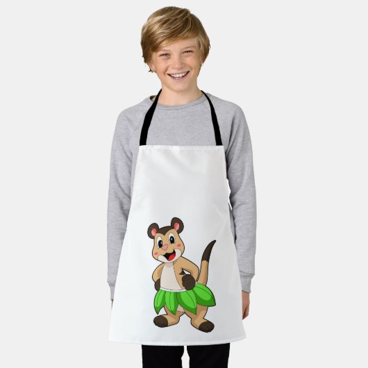 Meerkat op Ballet Dance Schort (Gedragen)