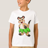 Meerkat op Ballet Dance T-shirt (Voorkant)