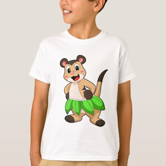 Meerkat op Ballet Dance T-shirt (Voorkant)