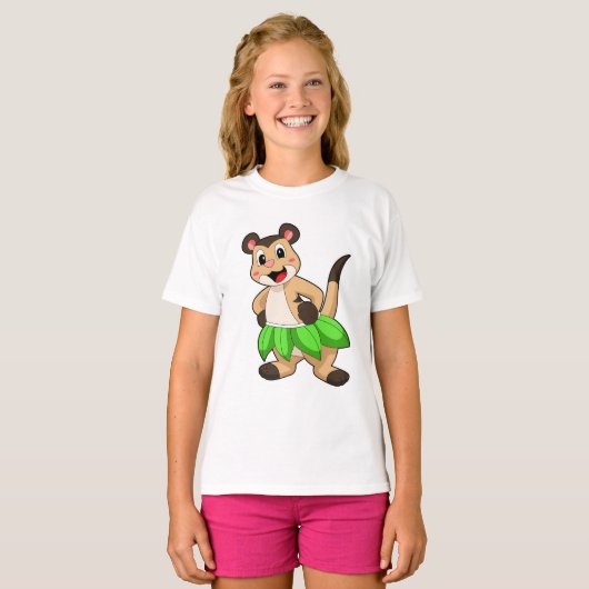 Meerkat op Ballet Dance T-shirt (Voorkant volledig)