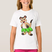 Meerkat op Ballet Dance T-shirt (Voorkant)
