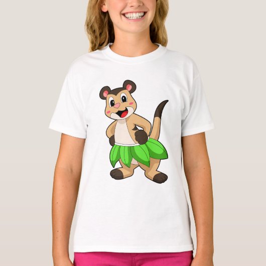 Meerkat op Ballet Dance T-shirt (Voorkant)