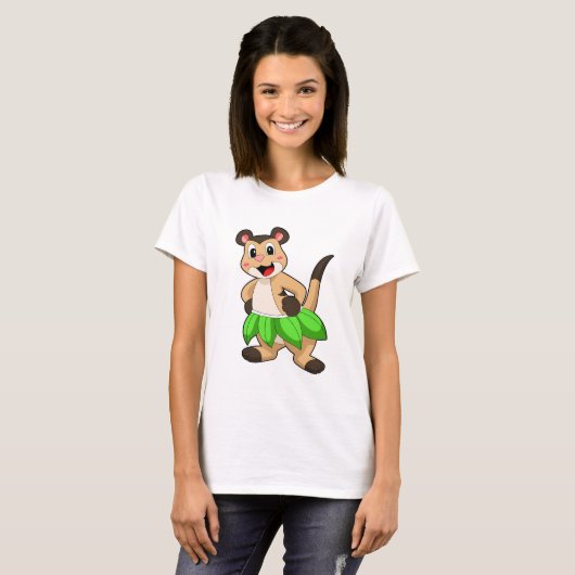 Meerkat op Ballet Dance T-shirt (Voorkant volledig)