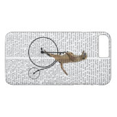 Meerkat op Black Penny Farthing Case-Mate iPhone Case (Achterkant (Horizontaal))