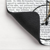 Meerkat op Black Penny Farthing Muismat (Hoek)