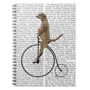 Meerkat op Black Penny Farthing Notitieboek