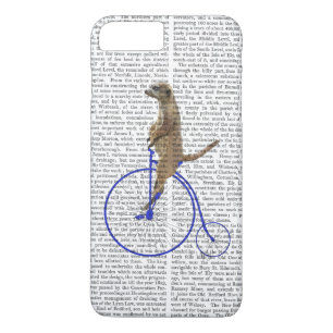 Meerkat op Blue Penny Farthing Case-Mate iPhone Case