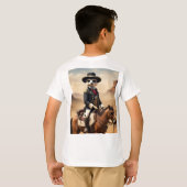 Meerkat op een paard: kan de enige vreemdeling zij t-shirt (Achterkant volledig)