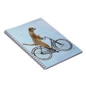 Meerkat op fiets 2 notitieboek (Rechterzijde)