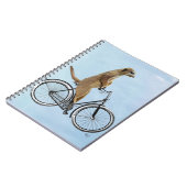 Meerkat op fiets 2 notitieboek (Linkerzijde)