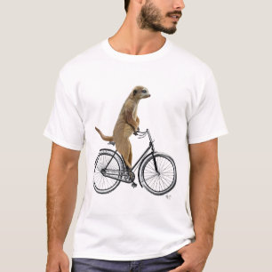 Meerkat op fiets 2 t-shirt