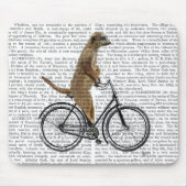 Meerkat op fiets muismat (Voorkant)