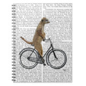 Meerkat op fiets notitieboek (Voorkant)