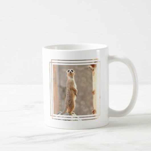 Meerkat op Mok van Aandacht koffie (Rechts)