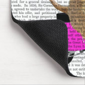 Meerkat op roze brommer muismat (Hoek)