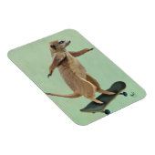 Meerkat op skateboard 3 magneet (Rechterzijde)