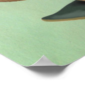 Meerkat op skateboard poster (Hoek)