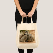 Meerkat op uitkijkplaats Organic tas (Voorkant (product))