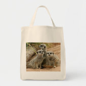 Meerkat op uitkijkplaats Organic tas (Voorkant)