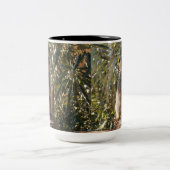 Meerkat op wachtdienst, tweekleurige koffiemok (Center)