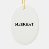 Meerkat Ornament (Achterkant)