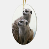 Meerkat Pair Ornament (Links)