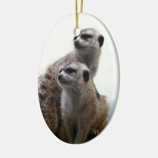 Meerkat Pair Ornament (Links)