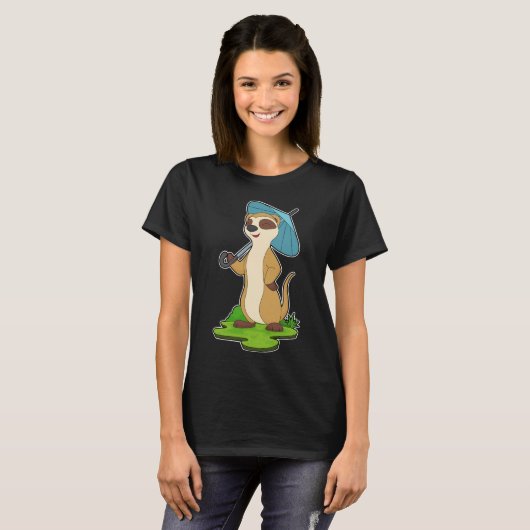 Meerkat Paraplu T-shirt (Voorkant volledig)