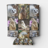 Meerkat Photo Collage Blikjeskoeler (Achterkant)