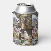 Meerkat Photo Collage Blikjeskoeler (Blikje Achterkant)