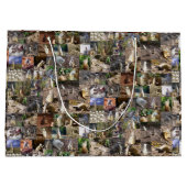Meerkat Photo Collage Groot Cadeauzakje (Achterkant)