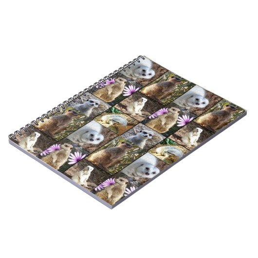 Meerkat Photo Collage Notitieboek (Linkerzijde)