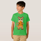 Meerkat Pizza T-shirt (Voorkant volledig)