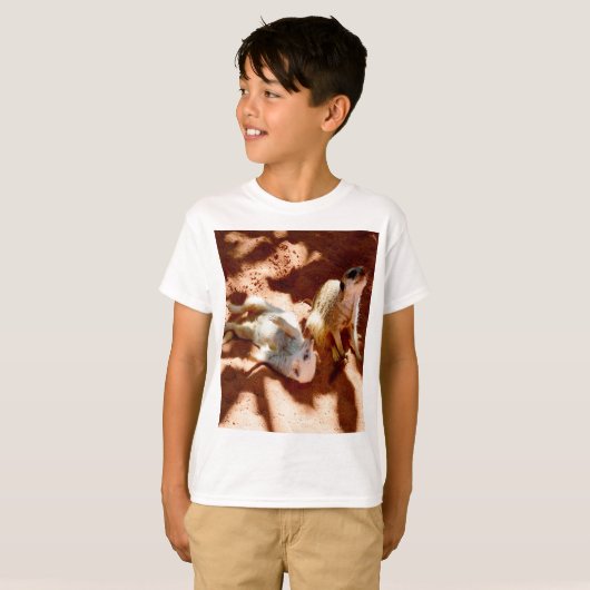 Meerkat Play Day T-shirt (Voorkant volledig)
