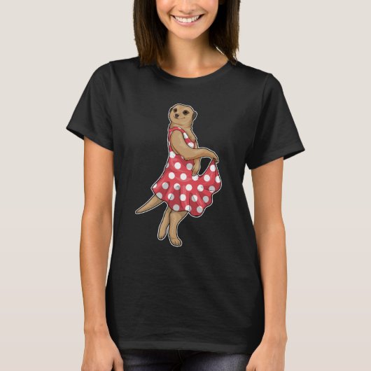 Meerkat Polka Dots Jurk (Voorkant)
