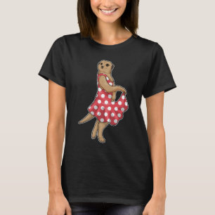Meerkat Polka Dots Jurk T-shirt